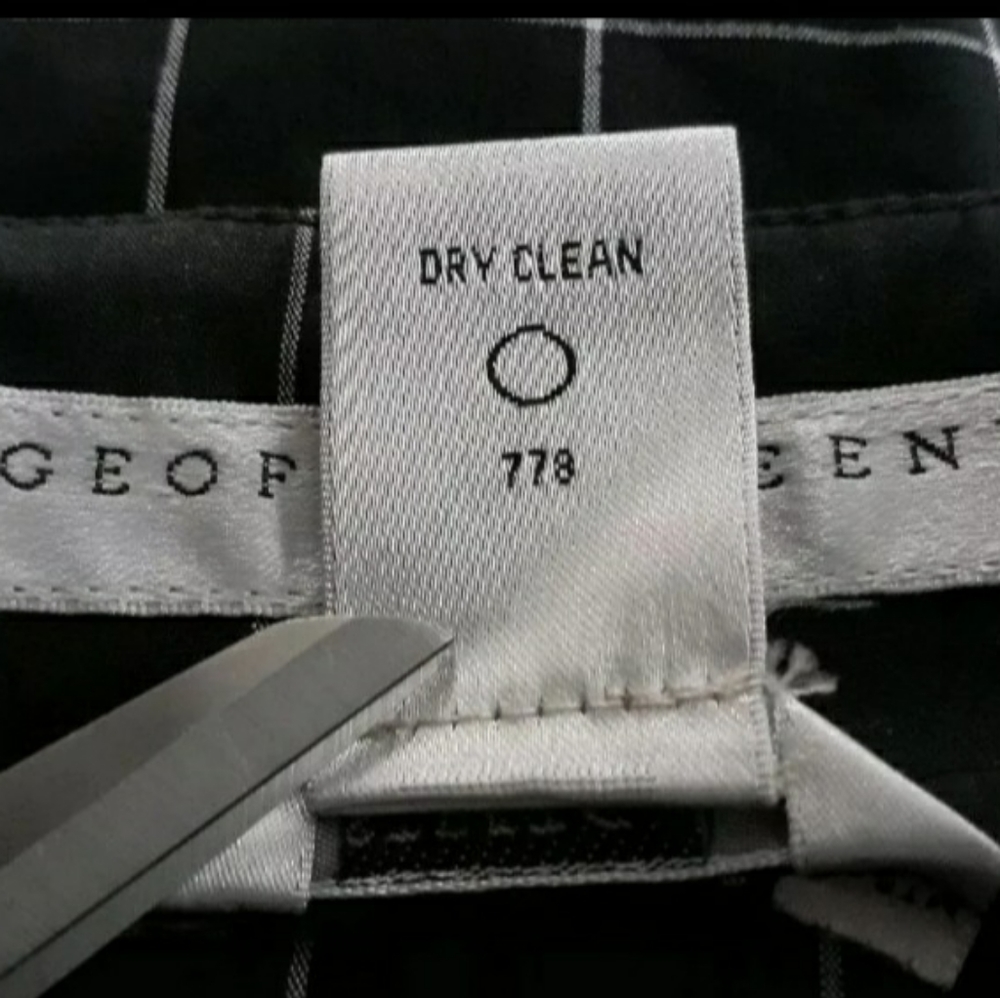 Geoffrey Beene Windowpane Straight Skirt - Picture 5 of 5